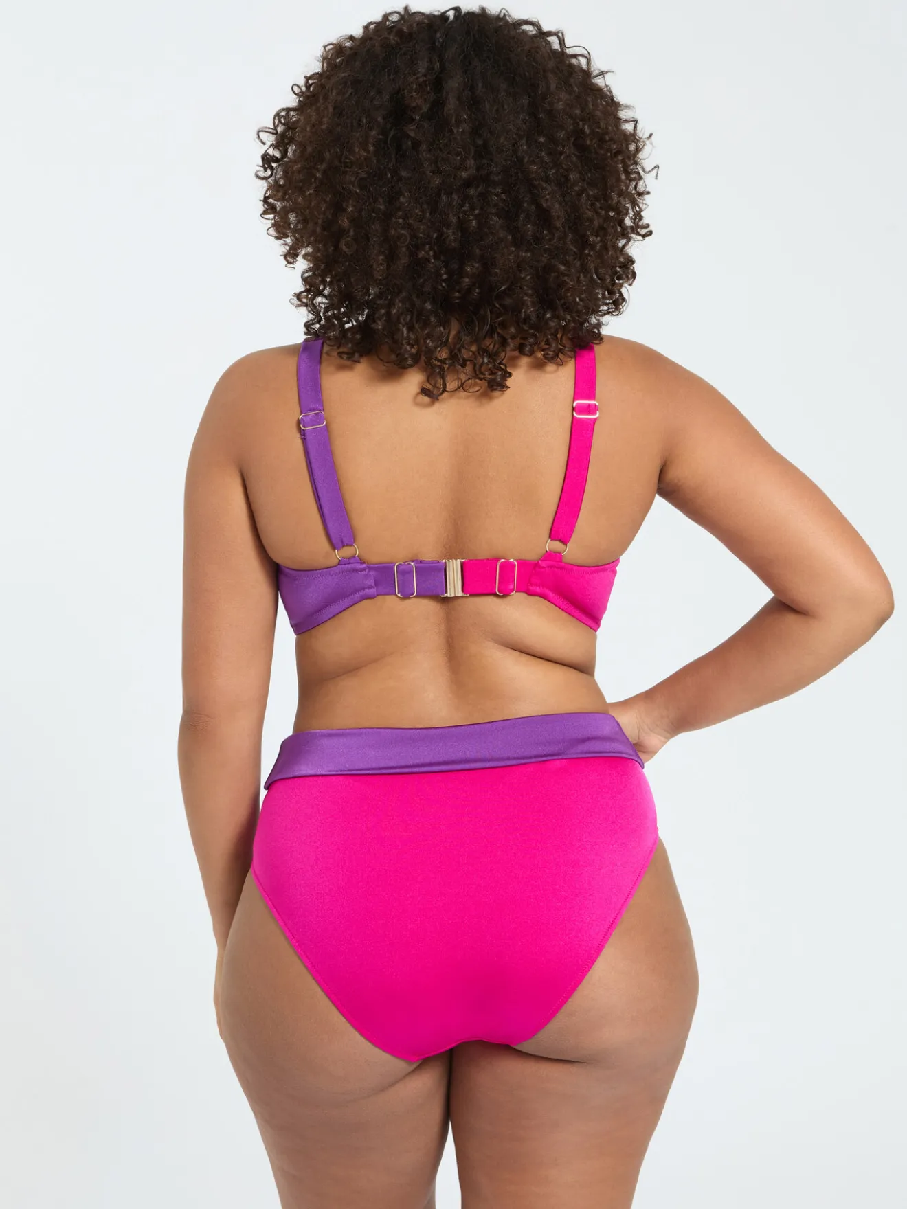 Bikini incrociato color block