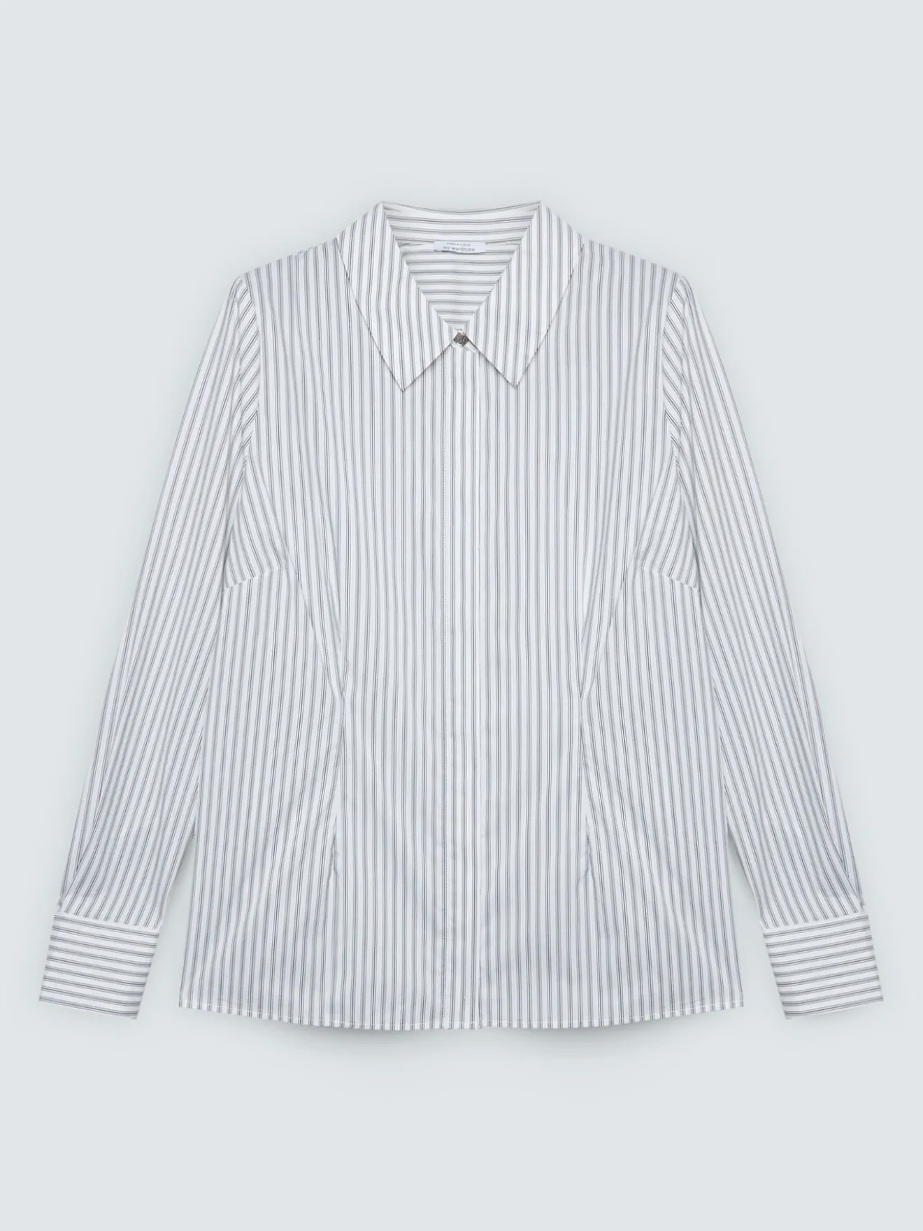 Camicia a righe in cotone