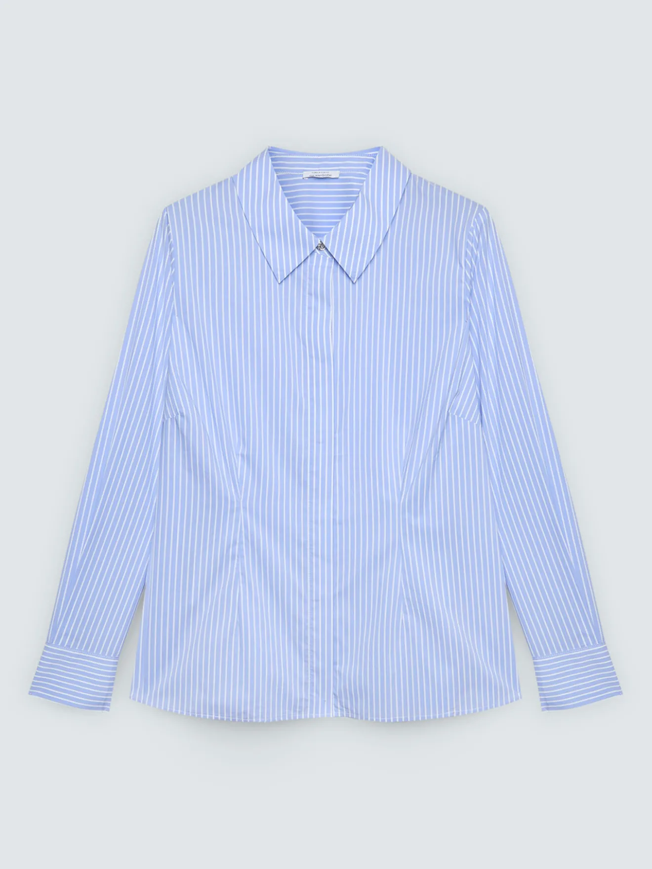 Camicia a righe in cotone