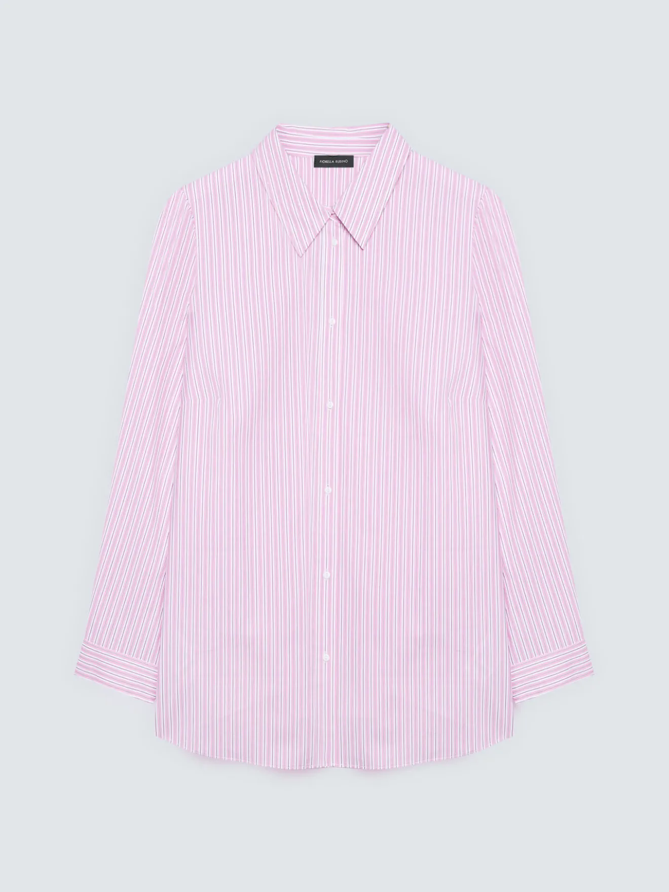 Camicia a righe in cotone