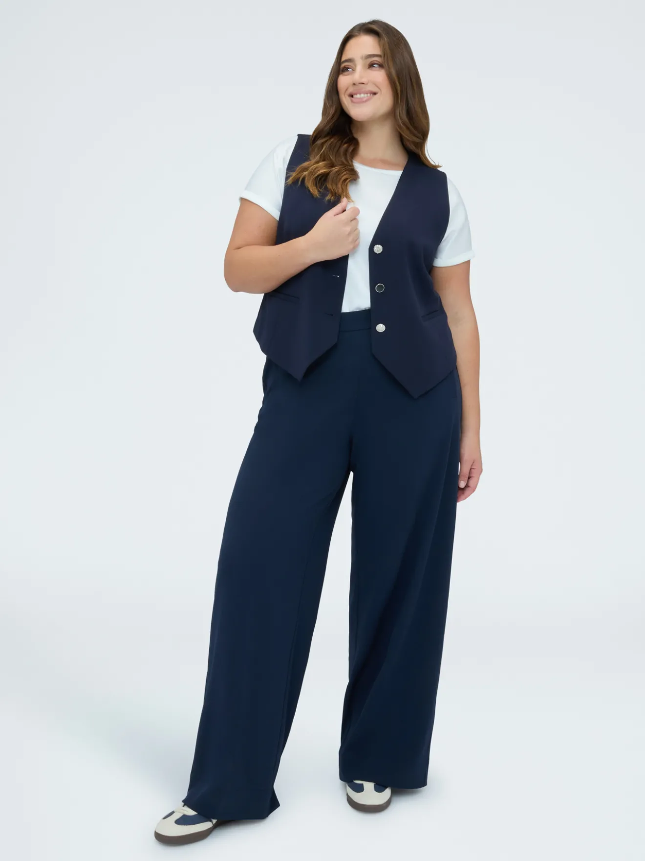 Gilet in tessuto stretch
