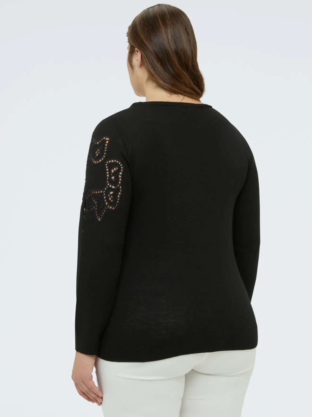 Maglia con motivo traforato
