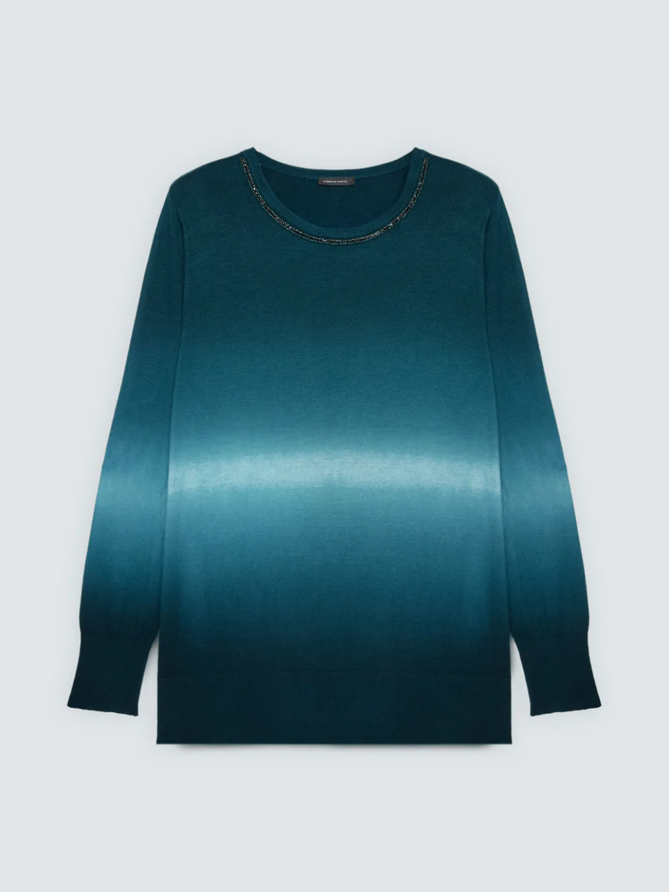 Maglia girocollo con sfumatura