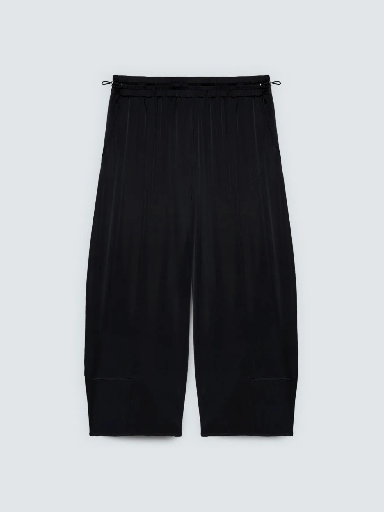 Pantaloni Balloon in raso stretch