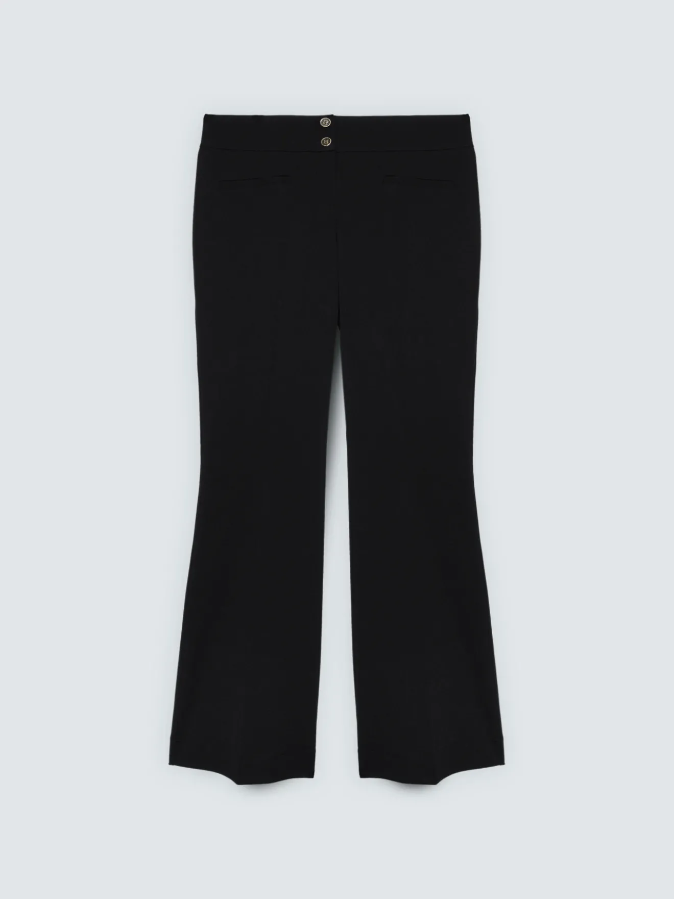 Pantaloni Flare in tessuto stretch