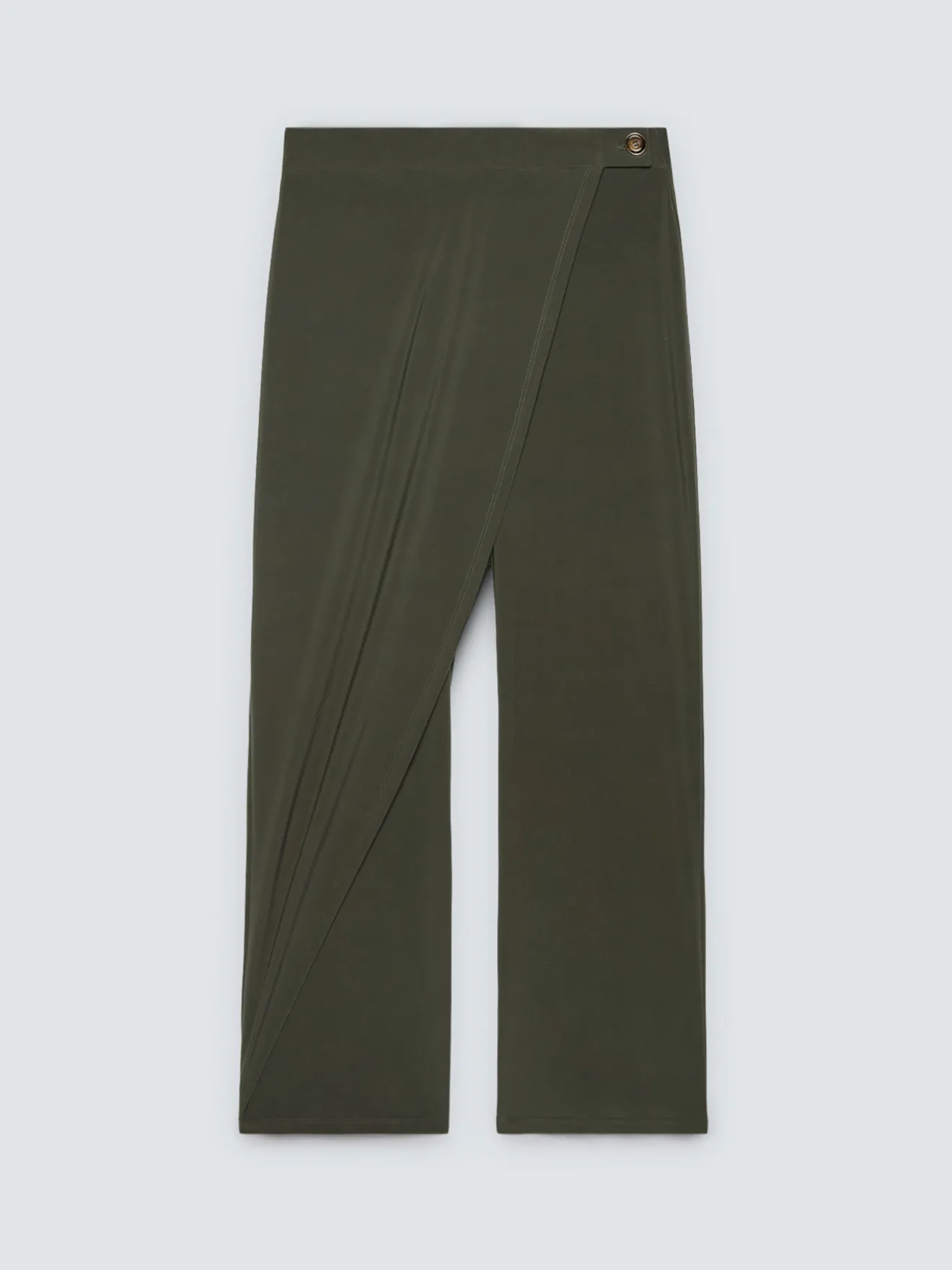 Pantaloni in jersey con chiusura portafoglio