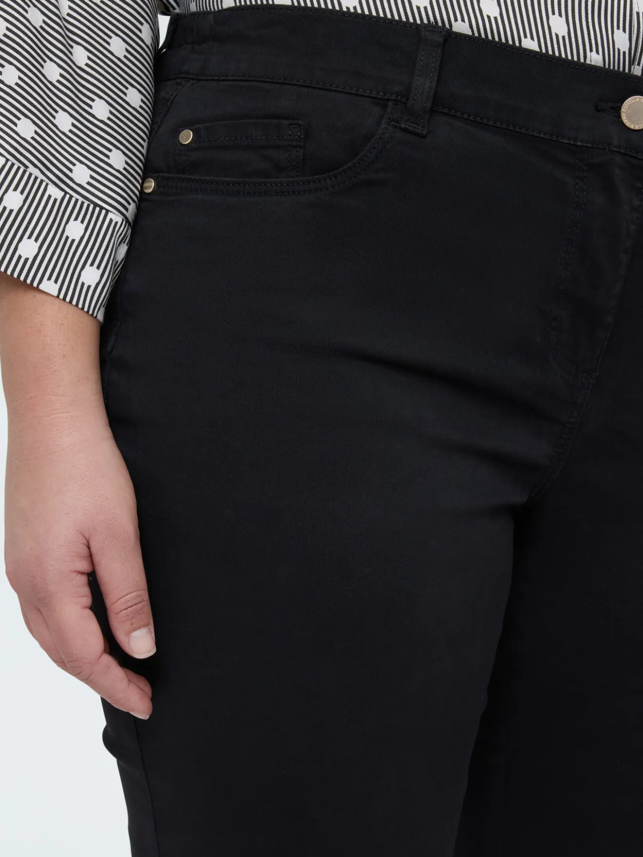 Pantaloni Kick Flare flare in cotone