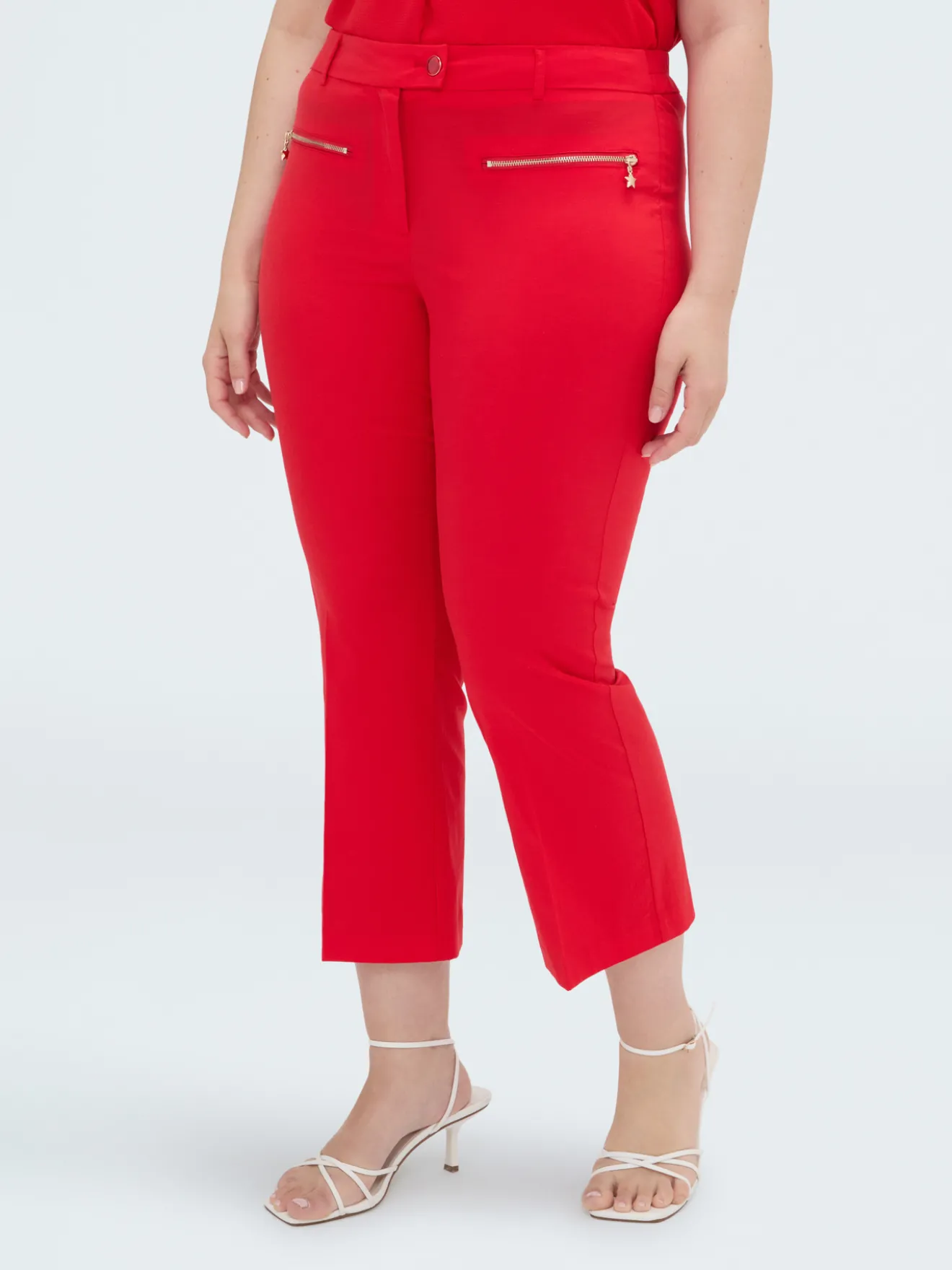 Pantaloni Kick Flare in cotone leggero