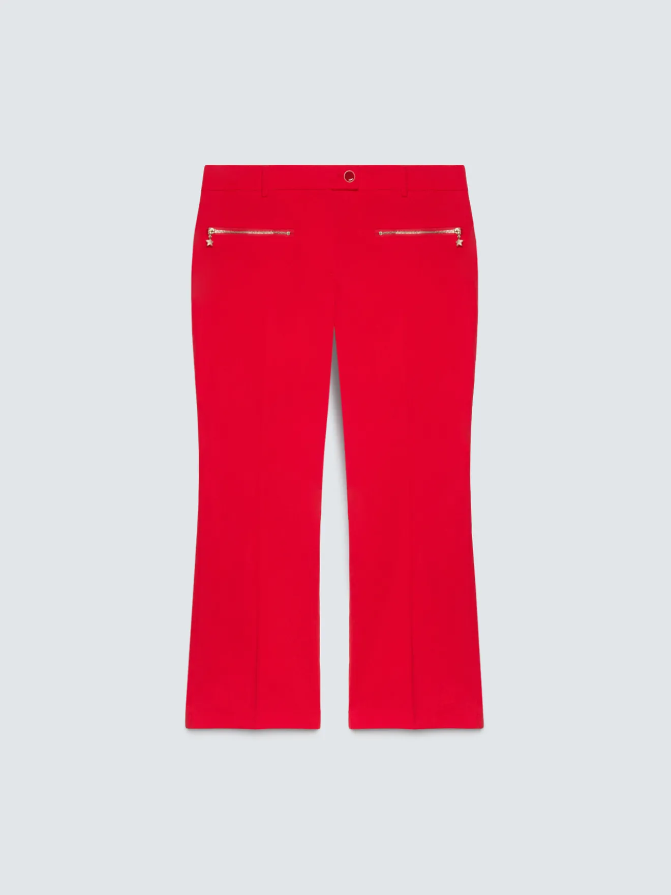 Pantaloni Kick Flare in cotone leggero