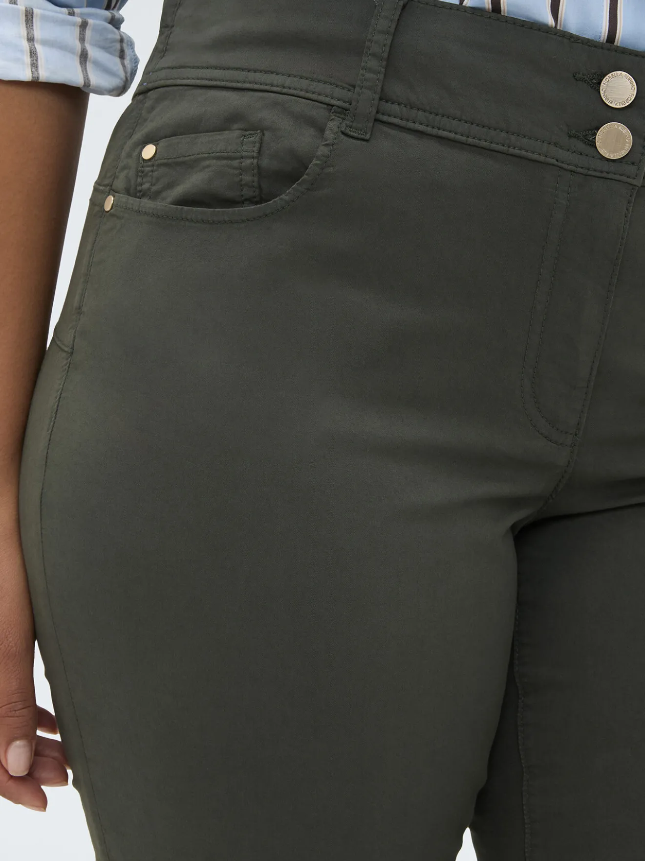 Pantaloni Skinny cotone