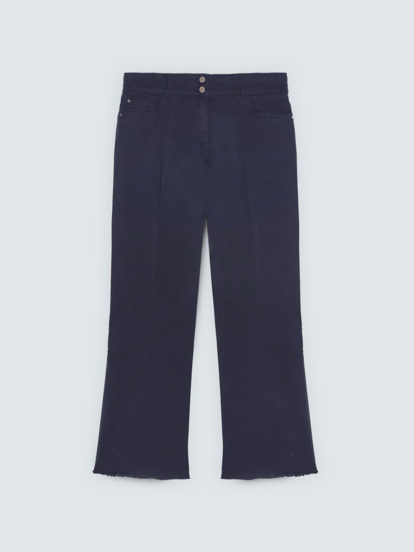 Pantaloni Straight Fit in cotone