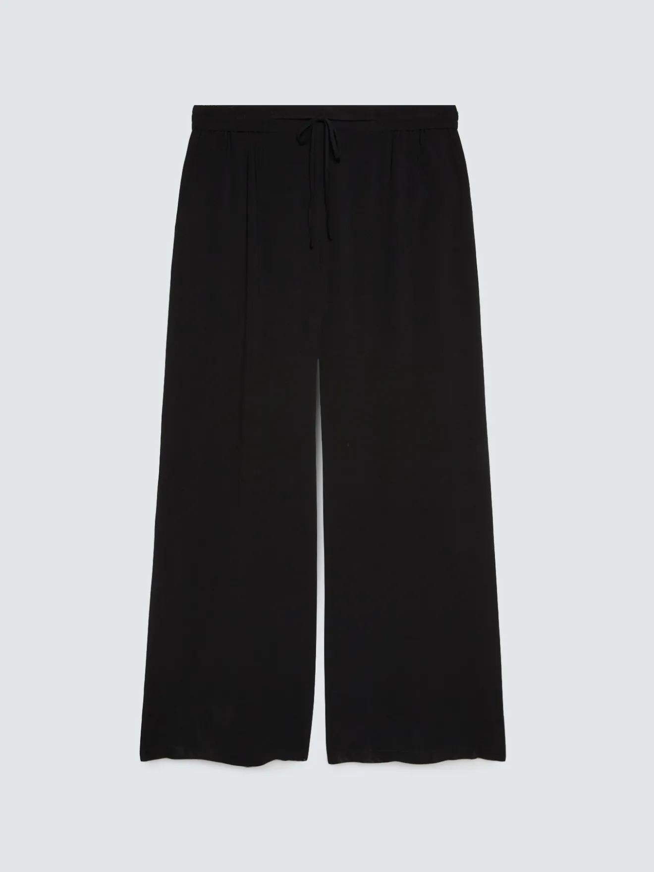 Pantaloni Wide Leg con coulisse in vita