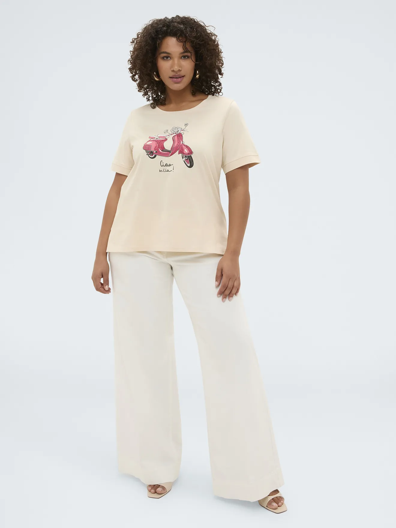 T-shirt in cotone con stampa