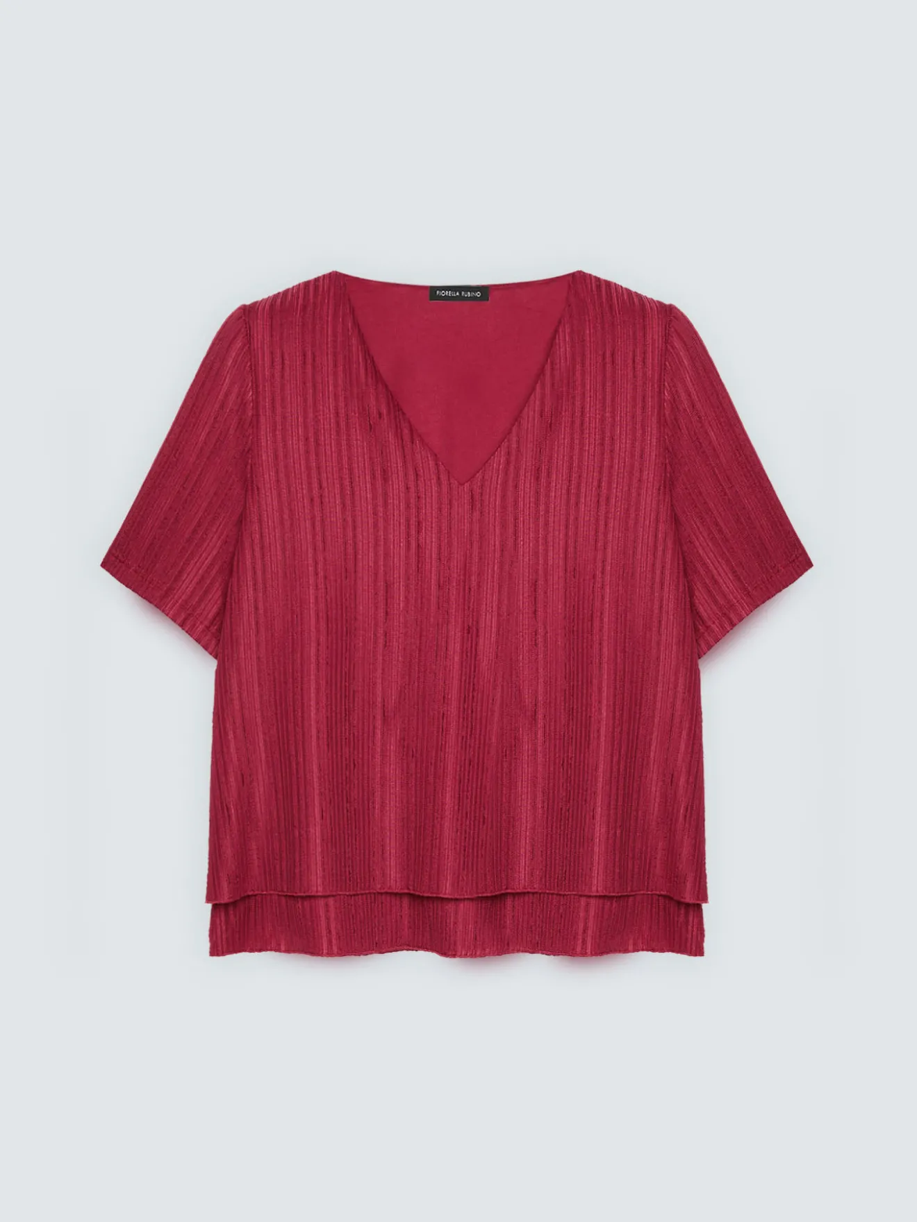 T-shirt in jersey a costine